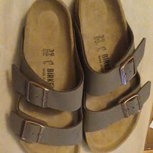 Birkenstock Gray Sandals with Adjustable Straps